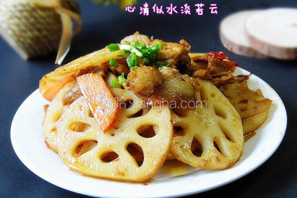 回锅肉藕片