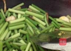 蒜苔炒香干的做法图解3