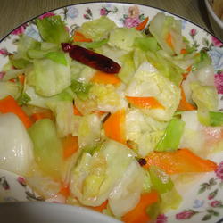 辣炒圆白菜的做法[图]