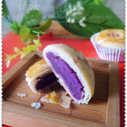 紫薯酥皮月饼的做法[图]