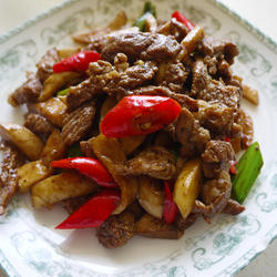 蚝油杏鲍菇肉丝的做法[图]