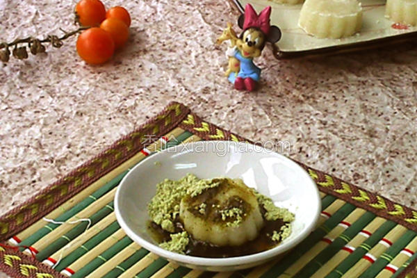豆面红糖糍粑