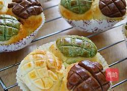 三色菠萝包的做法图解18