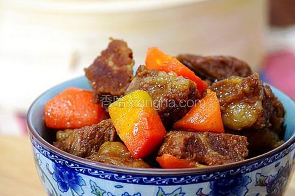 胡萝卜炖牛腩