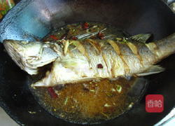 家常炖鲈鱼的做法图解4