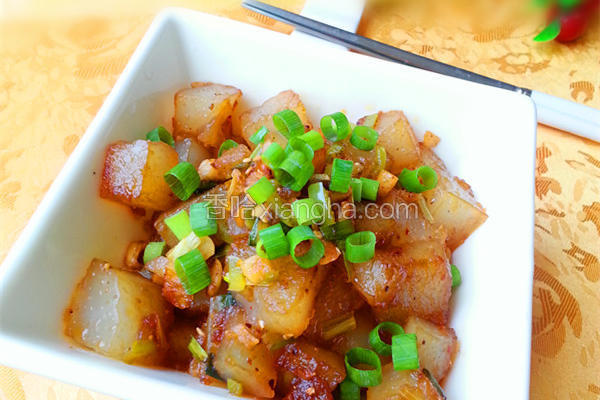 豌豆焖子