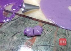 小小花紫薯松糕的做法图解6