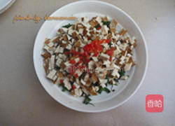 荠菜拌香干的做法图解4