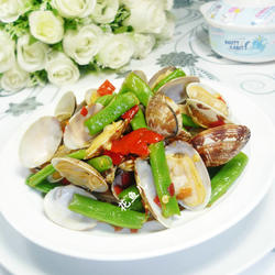 梅豆炒花蛤的做法[图]