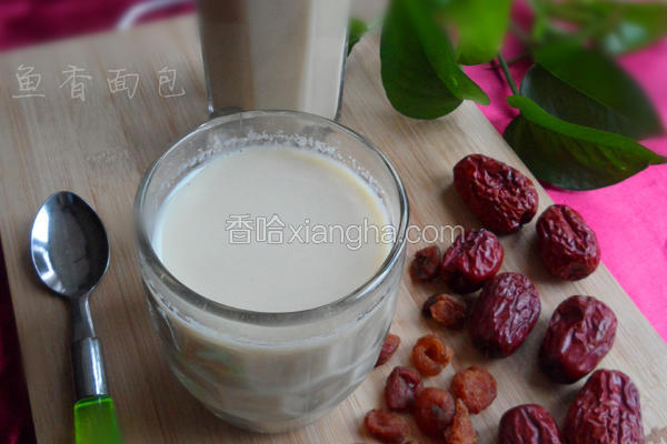 红枣桂圆豆浆