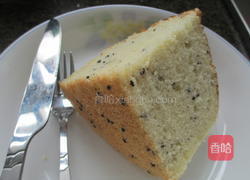 芝麻戚风蛋糕的做法图解20