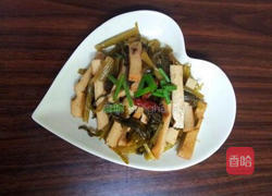 酸菜香干的做法图解8