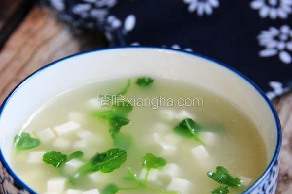 荠菜豆腐羹