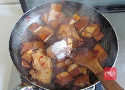 香干回锅肉的做法图解8