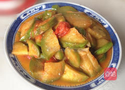 西红柿炒茄子的做法图解5