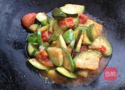 西红柿炒茄子的做法图解4