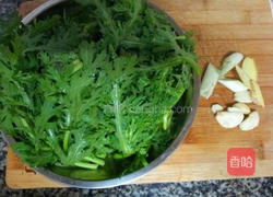 清炒皇帝菜的做法图解2