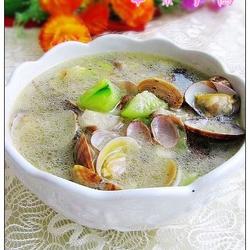 丝瓜花蛤汤的做法[图]