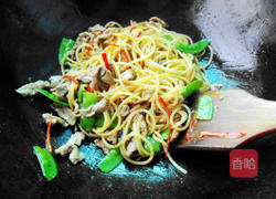 黑椒牛肉炒意面的做法图解9