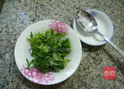 艾草煎饼果子的做法图解4