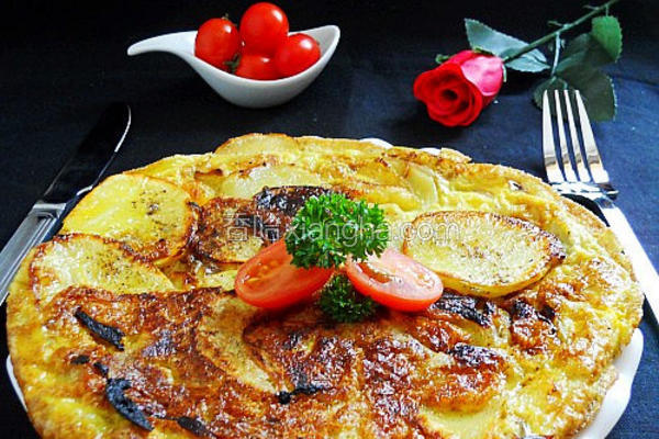 西班牙土豆煎蛋饼的做法_菜谱_香哈网