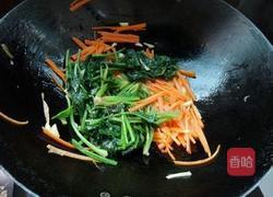 菠菜炒胡萝卜的做法图解6