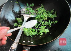 青菜炒饭的做法图解6