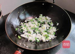 青菜炒饭的做法图解8