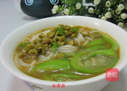 丝瓜咸菜米线的做法图解8