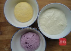 多层彩色发糕的做法图解4