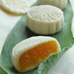 哈密瓜冰皮月饼的做法[图]