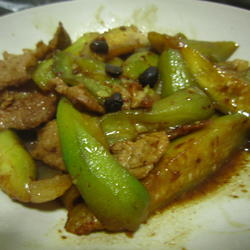 豉香肉片炒丝瓜的做法[图]