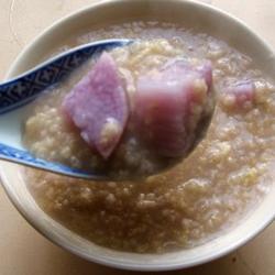 紫心淮山燕麦粥的做法[图]