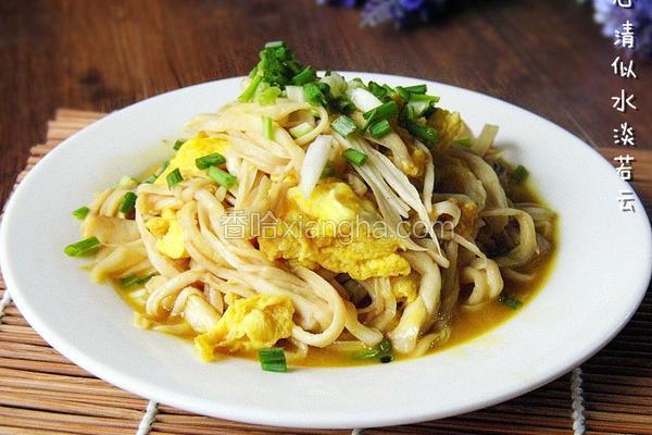 手撕杏鲍菇煎蛋