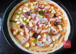 牛肉香肠披萨的做法图解12