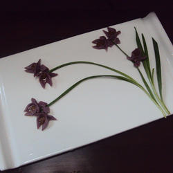 紫薯兰花饼的做法[图]