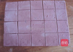 紫薯兰花饼的做法图解6