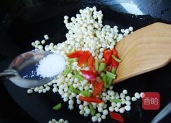 清炒鸡头米的做法图解4