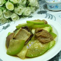 猪肚炒蒲瓜的做法[图]