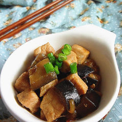 茄子炒肉丁的做法[图]