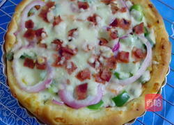 培根披萨的做法图解9