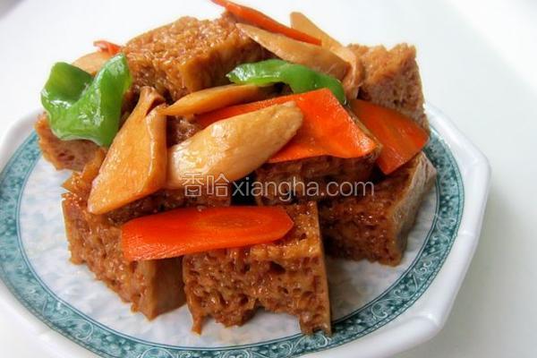 烧三味烤麸