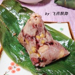 紫糯八宝粽子的做法[图]