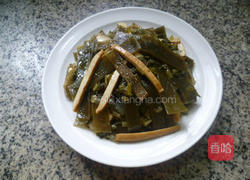 咸菜香干炒海带的做法图解10