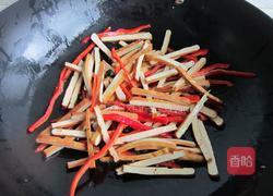 毛芹炒香干的做法图解6