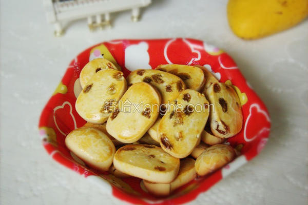 葡萄干奶油饼干