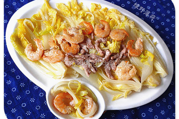 金钩肉丝娃娃菜