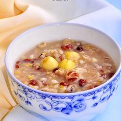 麦米红小豆莲子粥的做法[图]