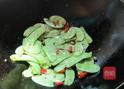 清炒扁豆的做法图解7