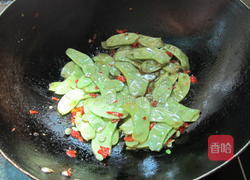 清炒扁豆的做法图解9